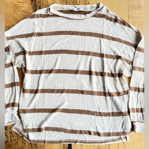 Carly Jean Striped Long Sleeve Top